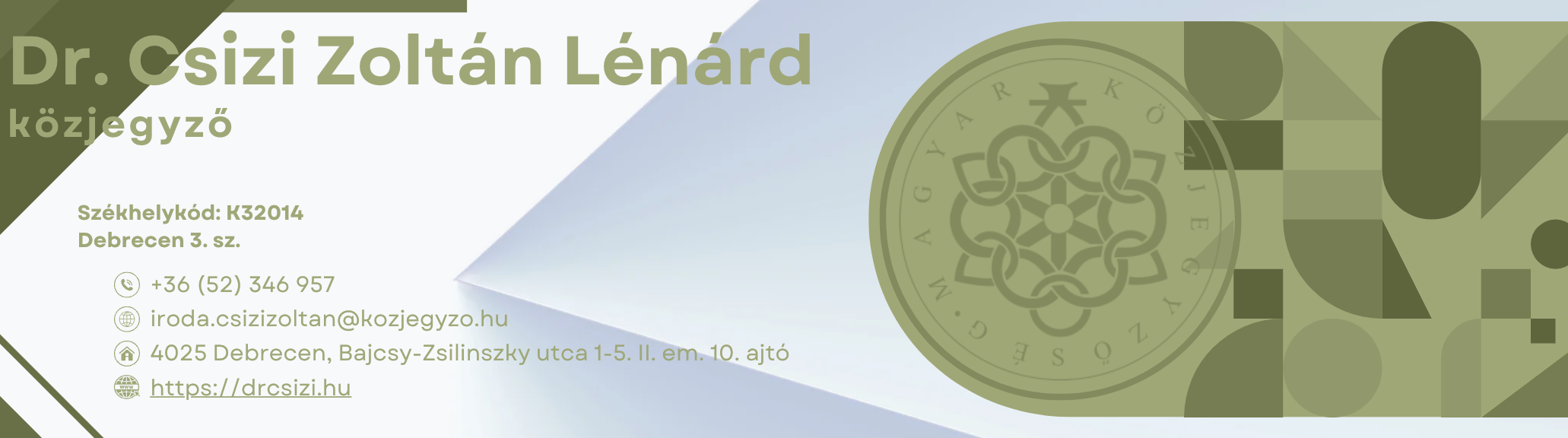 Dr. Csizi Zoltán Lénárd Közjegyzői Irodája